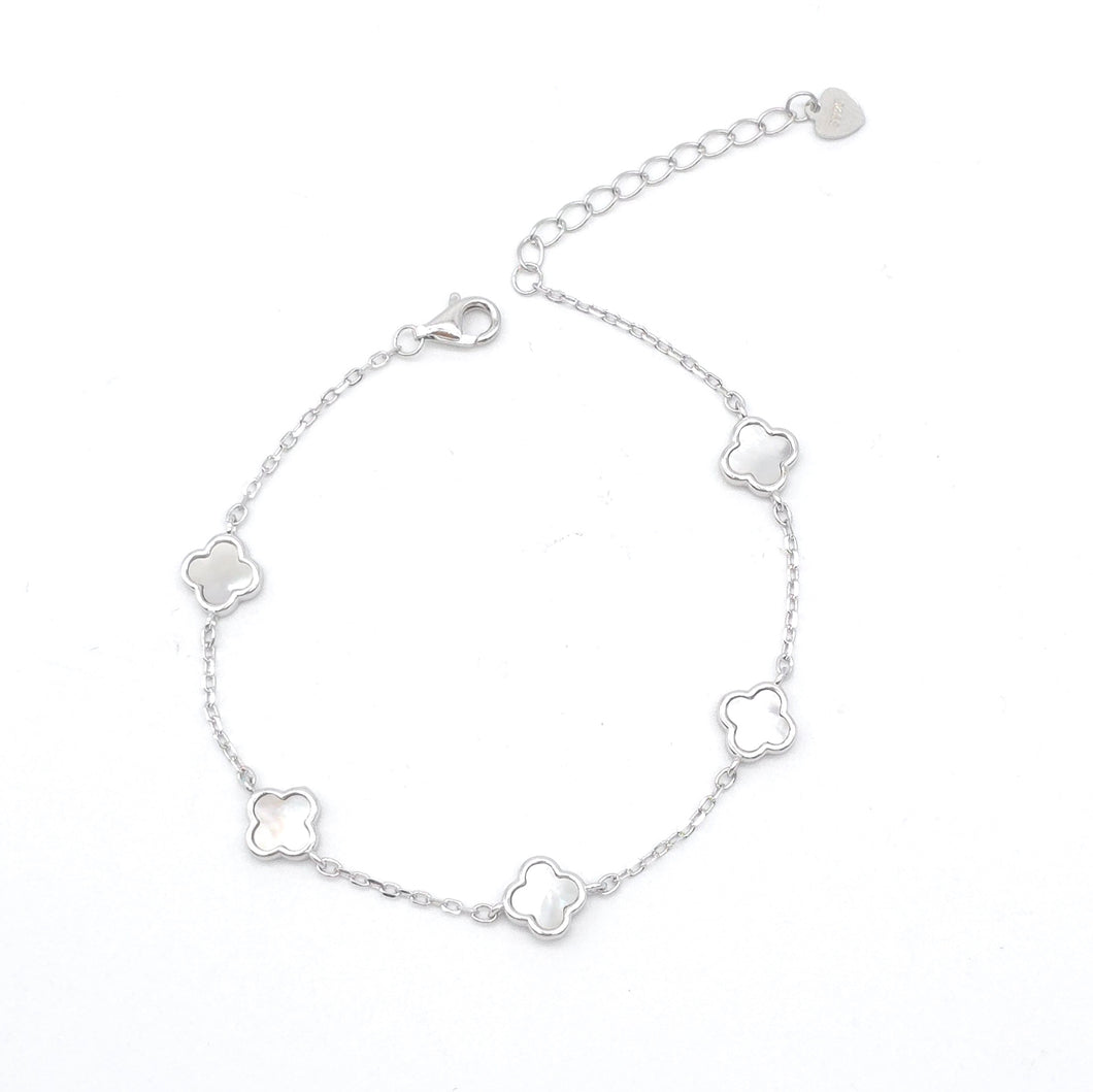 Floral 5 Mother of pearl Bracelet