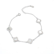 Load image into Gallery viewer, Floral Mother of Pearl Bracelet
