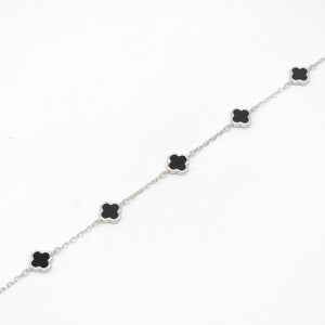 5 Agate Floral Bracelet
