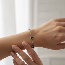 Load image into Gallery viewer, 3 Floral Agate Bracelet
