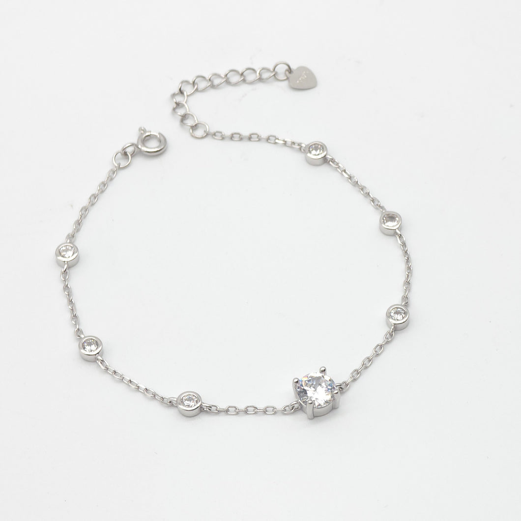 Cubic Zirconia Drops Bracelet