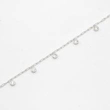 Load image into Gallery viewer, Link Cubic Zirconia Dangle Bracelet
