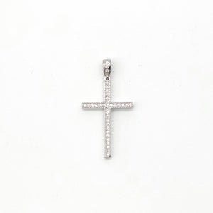 Cubic Zirconia Cross Pendant