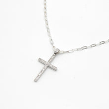 Load image into Gallery viewer, Cubic Zirconia Cross Pendant
