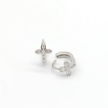 Load image into Gallery viewer, Floral Huggies Earrings
