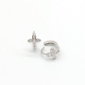 Floral Huggies Earrings