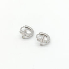 Load image into Gallery viewer, Floral Huggies Earrings
