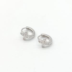 Floral Huggies Earrings