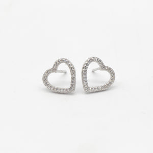 Heart Stud Earrings