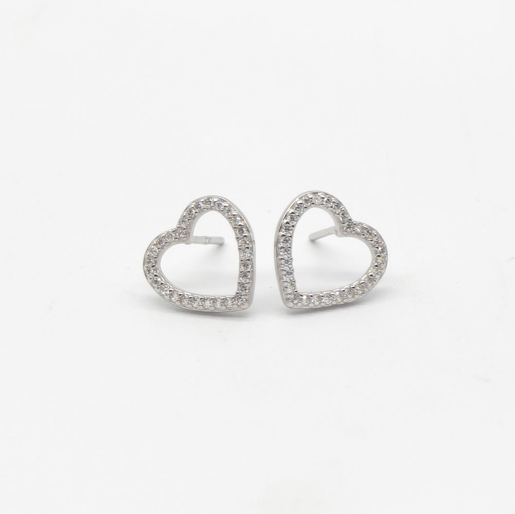 Heart Stud Earrings