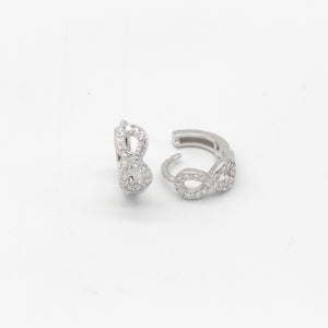 Infinity Huggie Earrings
