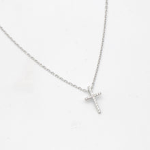 Load image into Gallery viewer, Cubic Zirconia Cross Necklace
