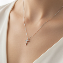 Load image into Gallery viewer, Cubic Zirconia Cross Necklace
