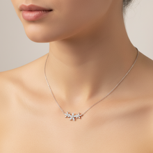 Load image into Gallery viewer, Sterling Silver Floral Necklace
