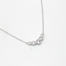 Load image into Gallery viewer, 5 Cubic Zirconia Necklace
