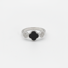 Load image into Gallery viewer, Sterling Silver Agate Floral Ring
