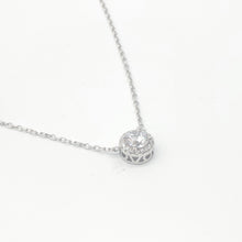 Load image into Gallery viewer, Halo Cz Necklace

