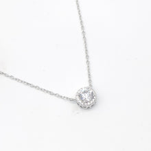 Load image into Gallery viewer, Halo Cz Necklace
