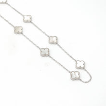 Load image into Gallery viewer, 10 Clover Mother of Pearl Necklace
