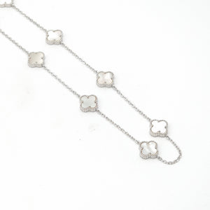 10 Clover Mother of Pearl Necklace