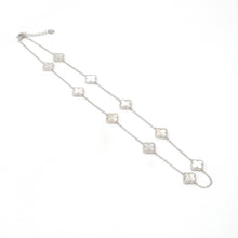 Load image into Gallery viewer, 10 Clover Mother of Pearl Necklace
