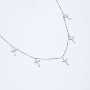 5 Cross Necklace