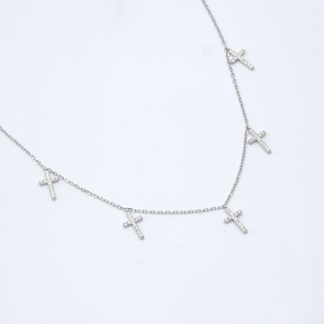 5 Cross Necklace