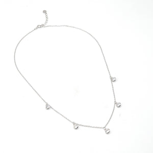 Cubic Zirconia Charm Necklace