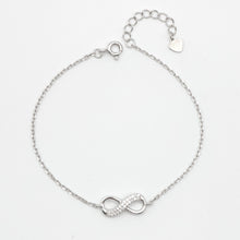 Load image into Gallery viewer, Infinity Cubic Zirconia Bracelet

