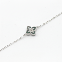 Load image into Gallery viewer, Malachite Floral Bracelet
