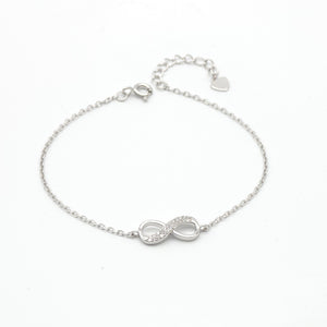 Infinity Cubic Zirconia Bracelet