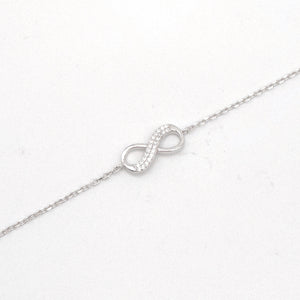 Infinity Cubic Zirconia Bracelet