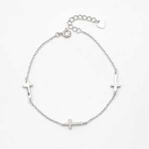 The 3 Cross Bracelet