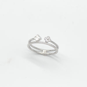 Mother of Pearl Floral Ring