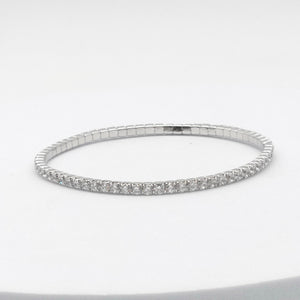 Cubic Zirconia Stretchy Bracelet