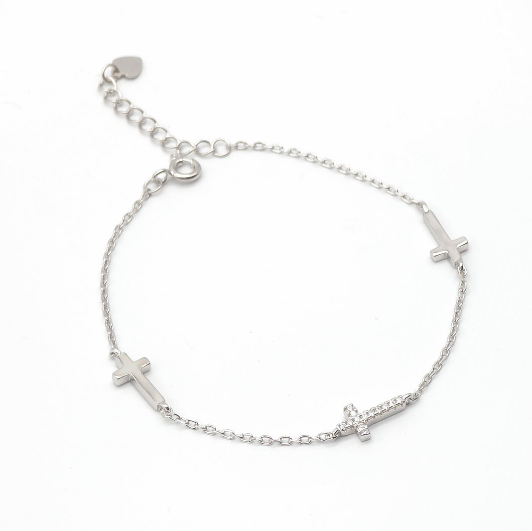 The 3 Cross Bracelet